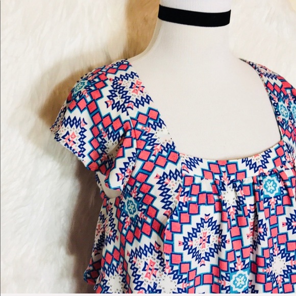 Anthropologie Meadow Rue Aztec Top - Picture 4 of 8